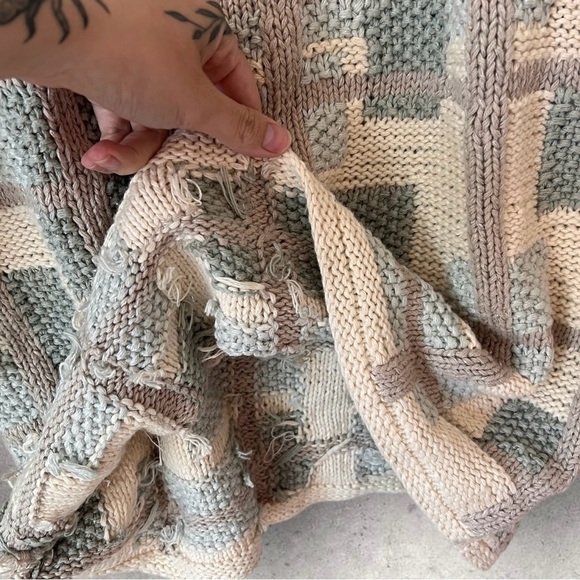 Vintage Anthropologie Curio Women's Chunky Hand Knitted Sweater - Picture 6 of 7